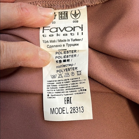 🩷 HOST PICK NWOT Blush Satiny Maxi Skirt Coord, Size L - Picture 6 of 16